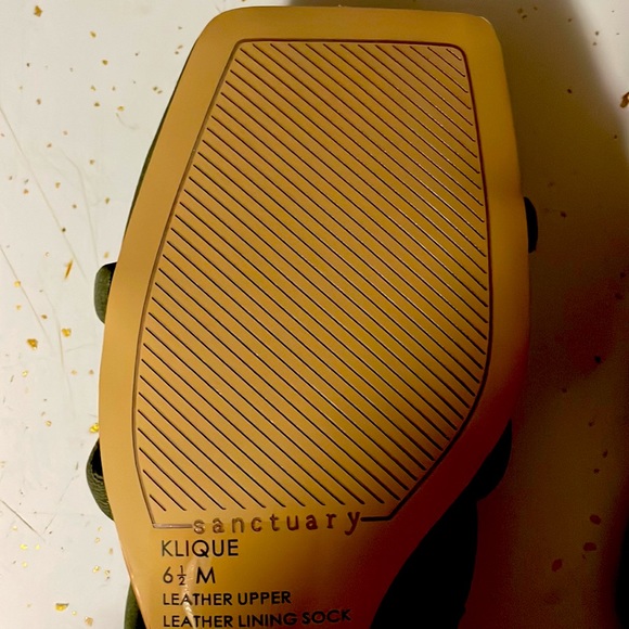 Sanctuary Leather Band Wedge
